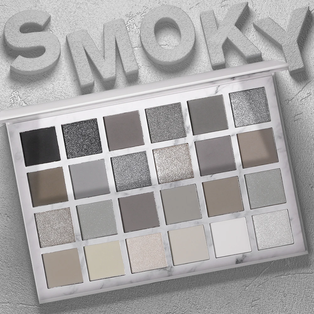 24 Vegan Smoky Eye Shadow Palette