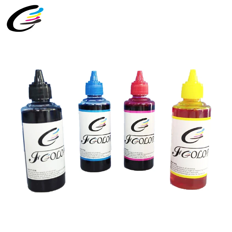 
Fcolor Hot sale Brand Factory Universal Dye Ink for hp Printer 100ml Refill Ink Bottle  (62494017777)