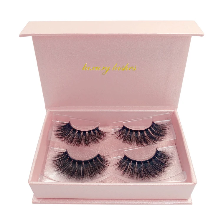 

high quality 2 pair mink eyelashes luxury thick long customize label 11-16mm Mink Fur Eyelashes 3d fake eye lashes, Natural black