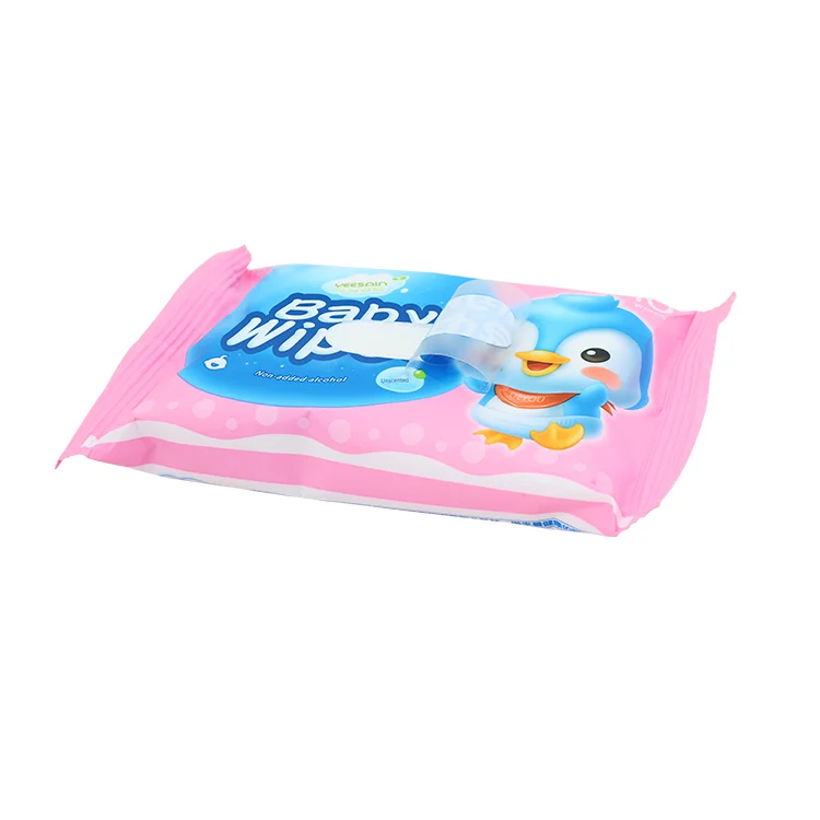 

fine texture baby wipes 10pcs scentless biodegradable soft skincare pure no added wet wipe