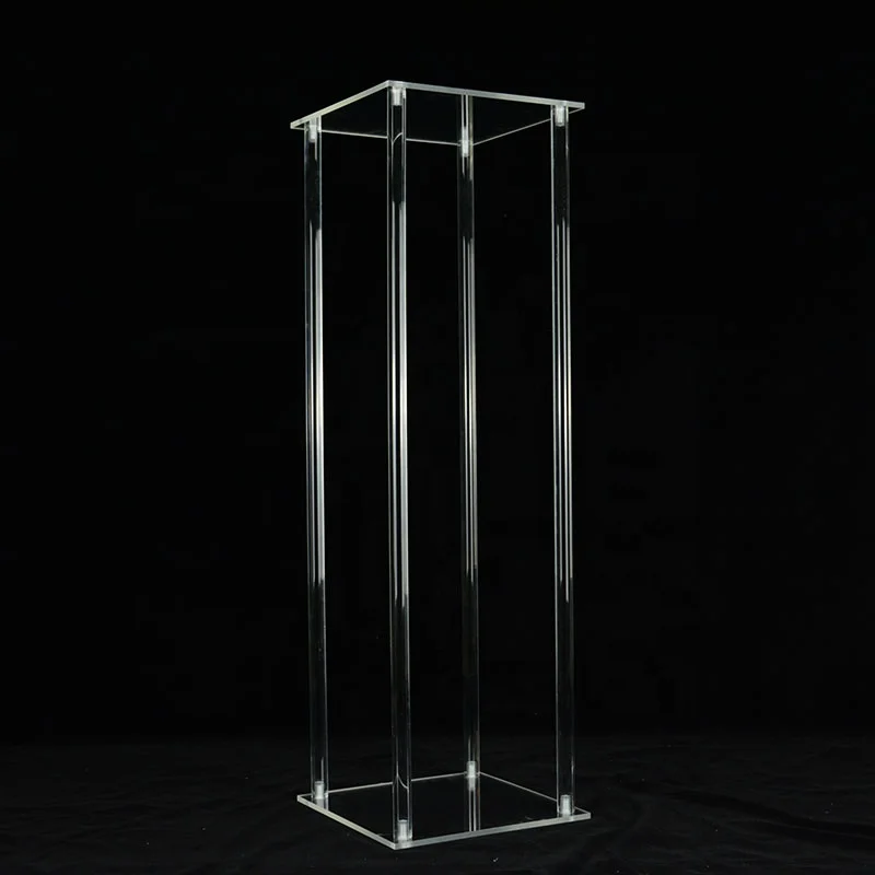 
High quality Acrylic Flower stand Wedding Table centerpiece For Marriage Vintage Floral Stand Columns For Wedding Decoration 