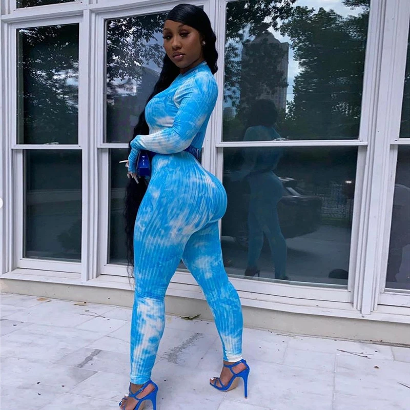 

Long Sleeve Sexy Tight Women Fashion One piece Sports Jumpsuits with Thumb Hole