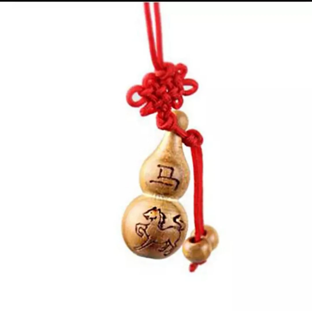 

Wood carved gourd horse of the Chinese Zodiac