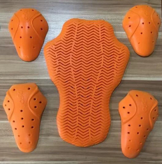 

off-road chest pads memory material level 2 of motorbike suits, Yellow/orange