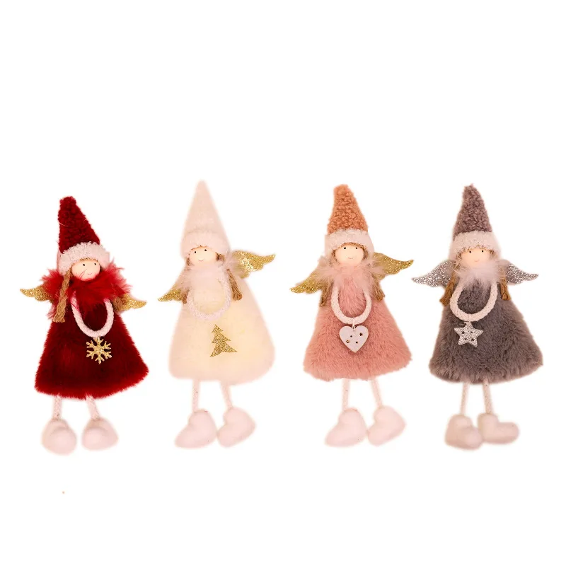 

2023 Hot Selling Christmas Ornaments diy Xmas Gift Angel Girl Tree Pendant Doll Hang Decorations for Home Decoration