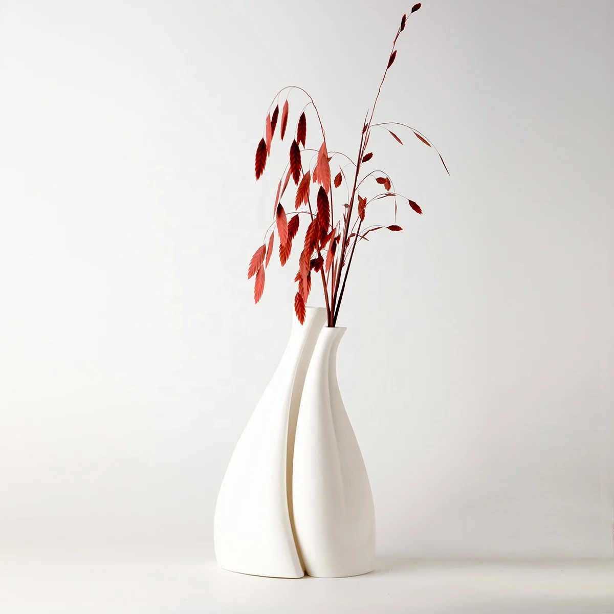 Ceramic Vase Combination love Bottle Mouth Can Be Separated Decorative Table Ornaments Dry Flower Hotel Ceramic Vase