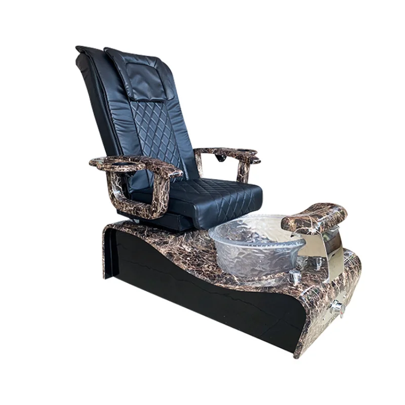 

The Latest Cadeira Manicure Pedicure Leopard Print Nail Chair Foot Spa Massage Pedicure Chair for Sale (Lower Price)