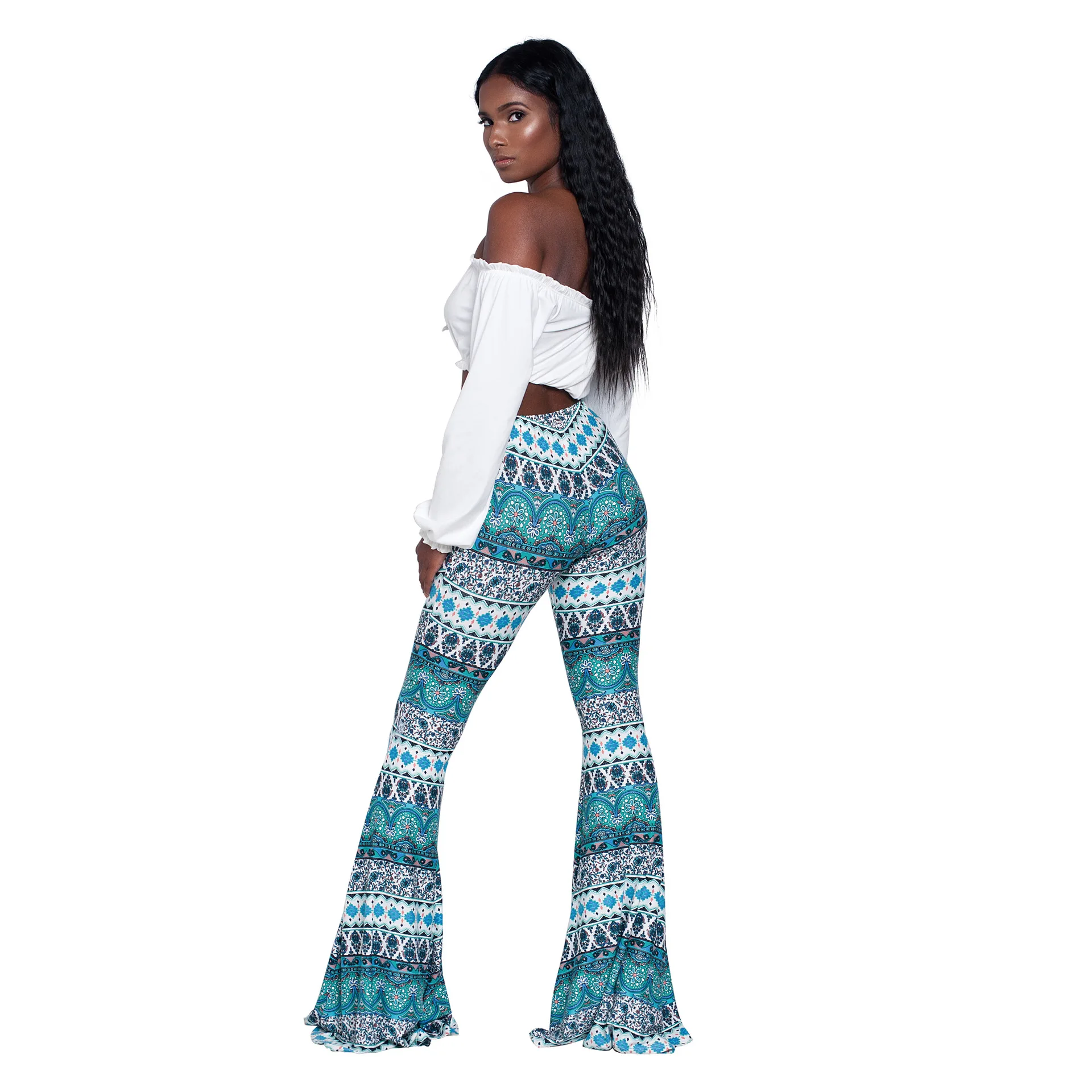 Boho Tight Flare Pants
