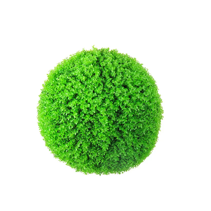 

Wholesale Faux Plastic UV Protected Artificial Boxwood Topiary Balls Plant for Garden Home Decor, Shown