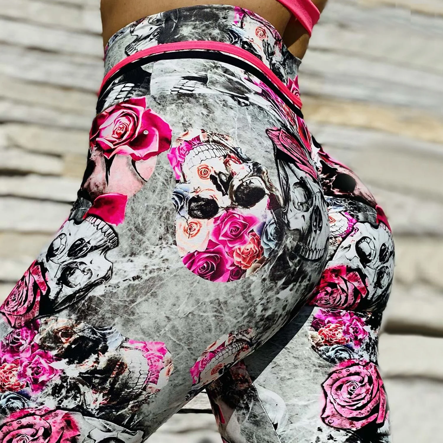 

Wholesale Casual Yoga Plaid Floral Leopard Printed Mardi Gras Talla Grande Plus Size Leggings