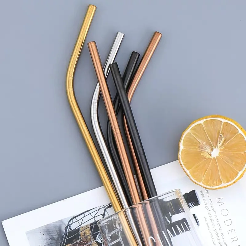 

length 6mm straws stainless steel straws factory directly sale for 20oz & 30oz Tumblers