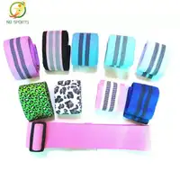 

Women Leopard Print Custom Logo Non Slip Design Workout Resistance Hip Bands