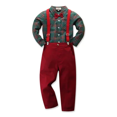 

Wholesale Manufacturers Christmas Children kids designer clothing baby boy clothes set children's garment custom clothing