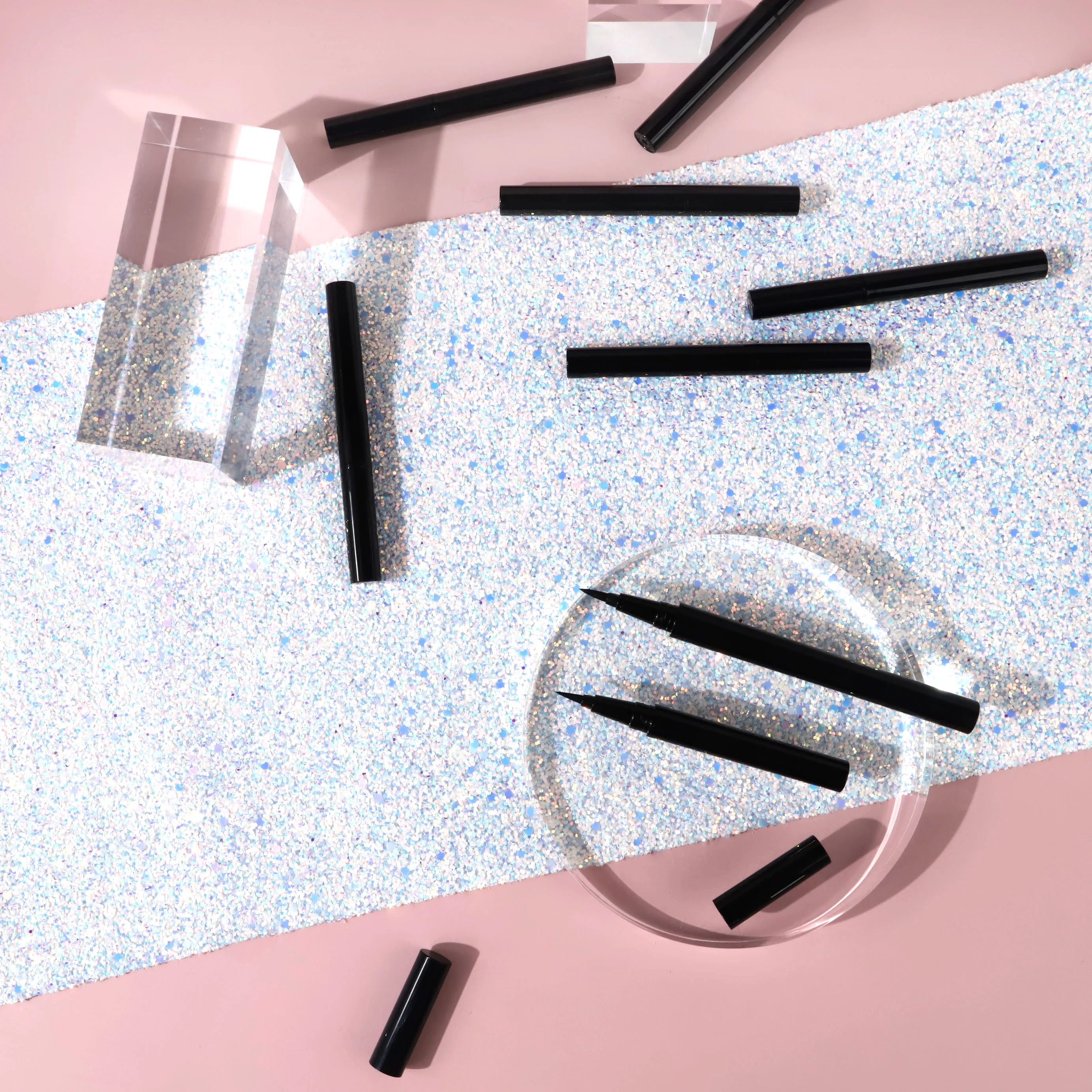 

top quality waterproof liquid and long lasting 100% vegan magnetic eyeliner, Black