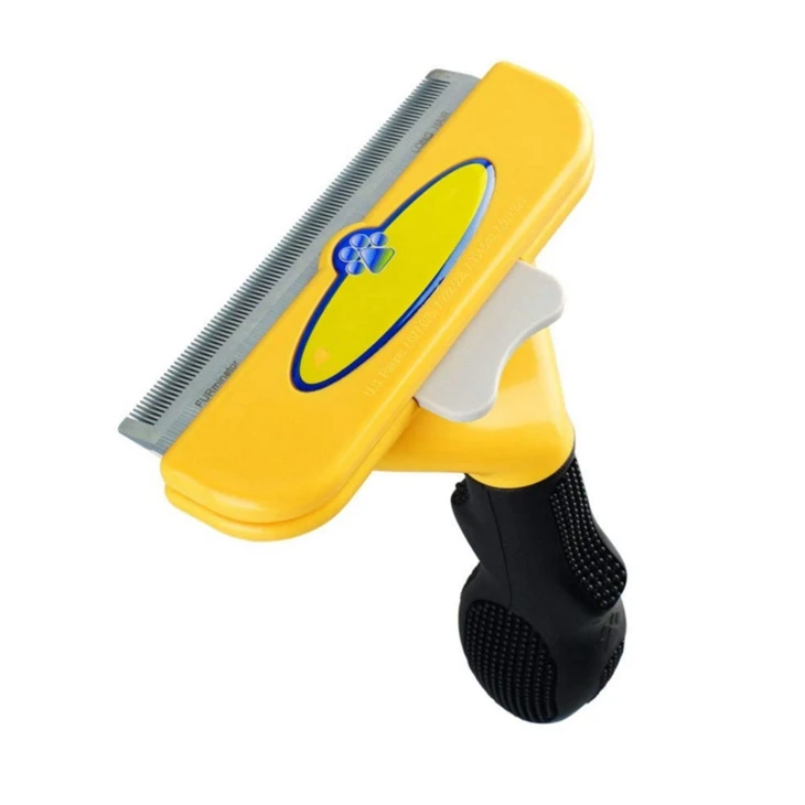 

new design of pet brush pet bath professional hair comb One key remove pet hair