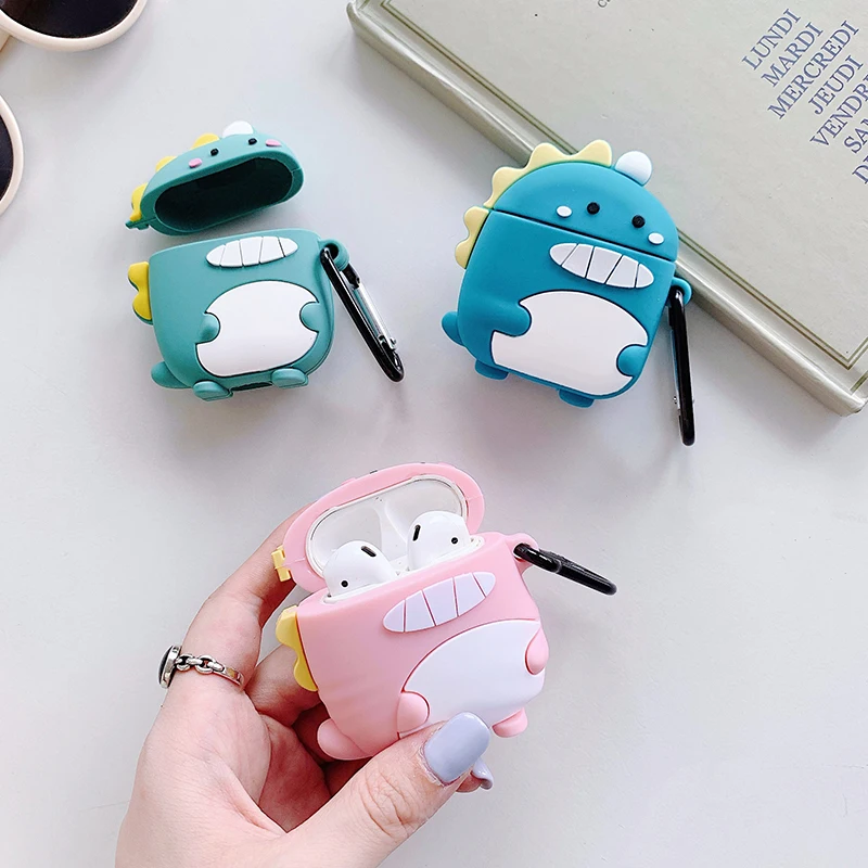 

headset accessories Cartoon For airpods case Silicone Cover For airpods Case Cute Earphone 3D Headphone case Protective