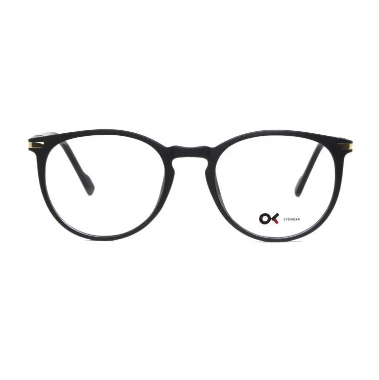 

2021 Wholesale Fashion OPtical Gasses Frames TR Optical Frame For Unisex Glasses Frame, Black blue demi
