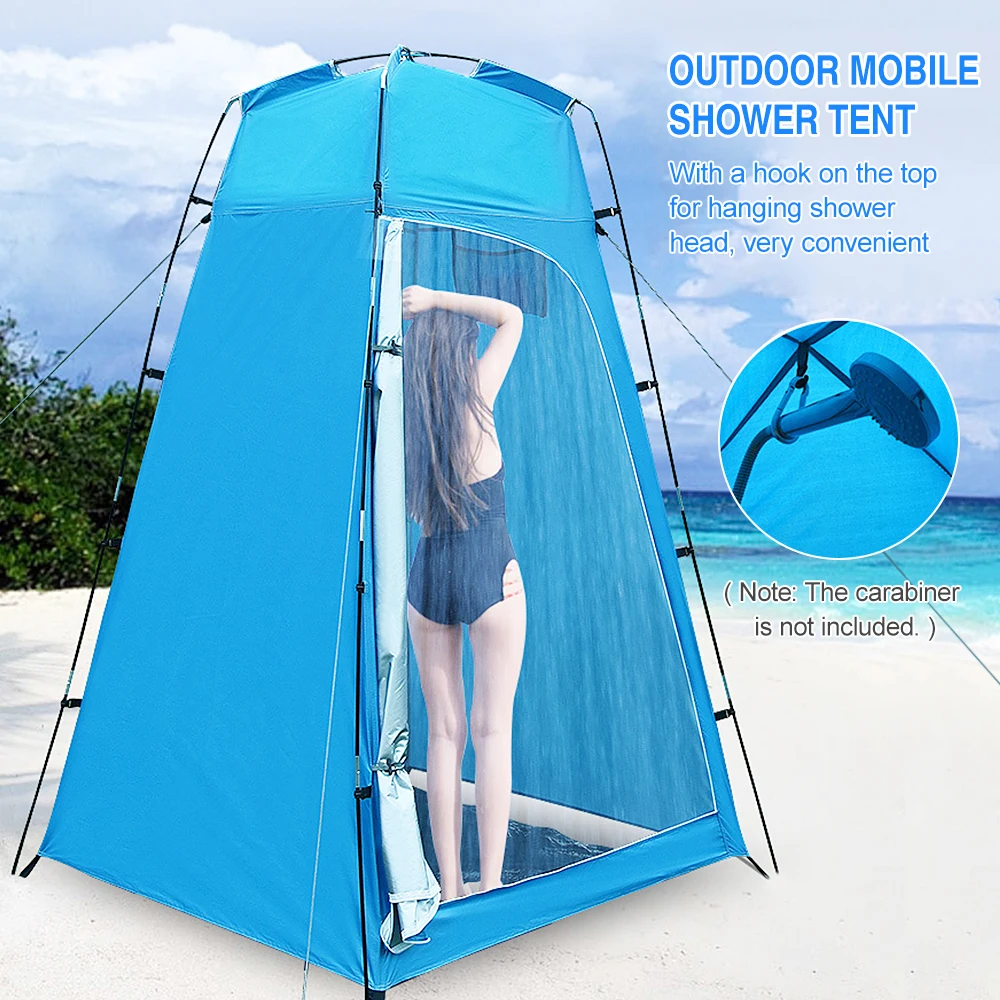 

Camping Beach Portable Outdoor Tent Privacy Shelter Shower Toilet Changing Room Tent With Removable Bottom Hiking Equipment