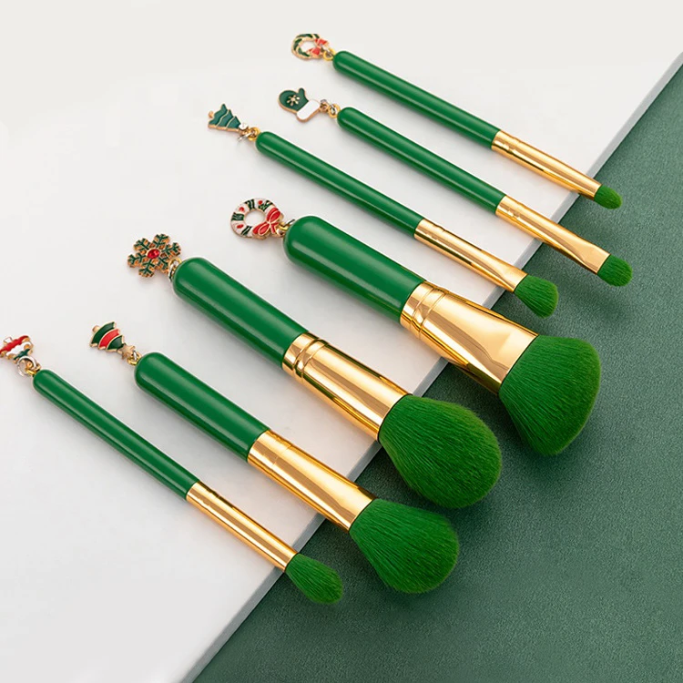 

Private Label Nightmare Green Before Set Christmas Makeup Brushes Manufacturer,Christmas Makeup Brush Set