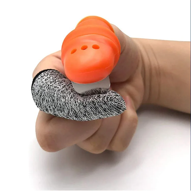 Finger Cots Thumb Guard Fabric Cots Knife Harvesting Plant Plucking