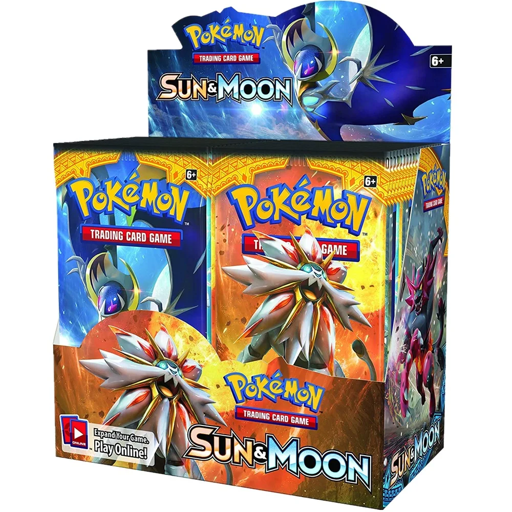 

Good Quality 324 Pcs/Box SUN & Moon Playing Carte Pokemon GX Factory Wholesale Cheap Trading Cards Booster Box Groothandel, Multi style