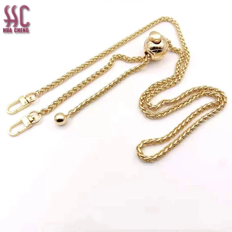 

Wholesale Bag Purse Chains woman chain bags Metal Bag Accessories with Snap Buckles Chain