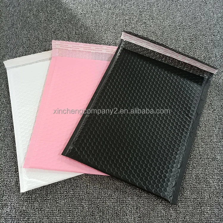 

Black Matte Bubble/White/Pink Padded Envelope Bubble Air Wrap Poly mailer Bags Gift Bubble Mailers