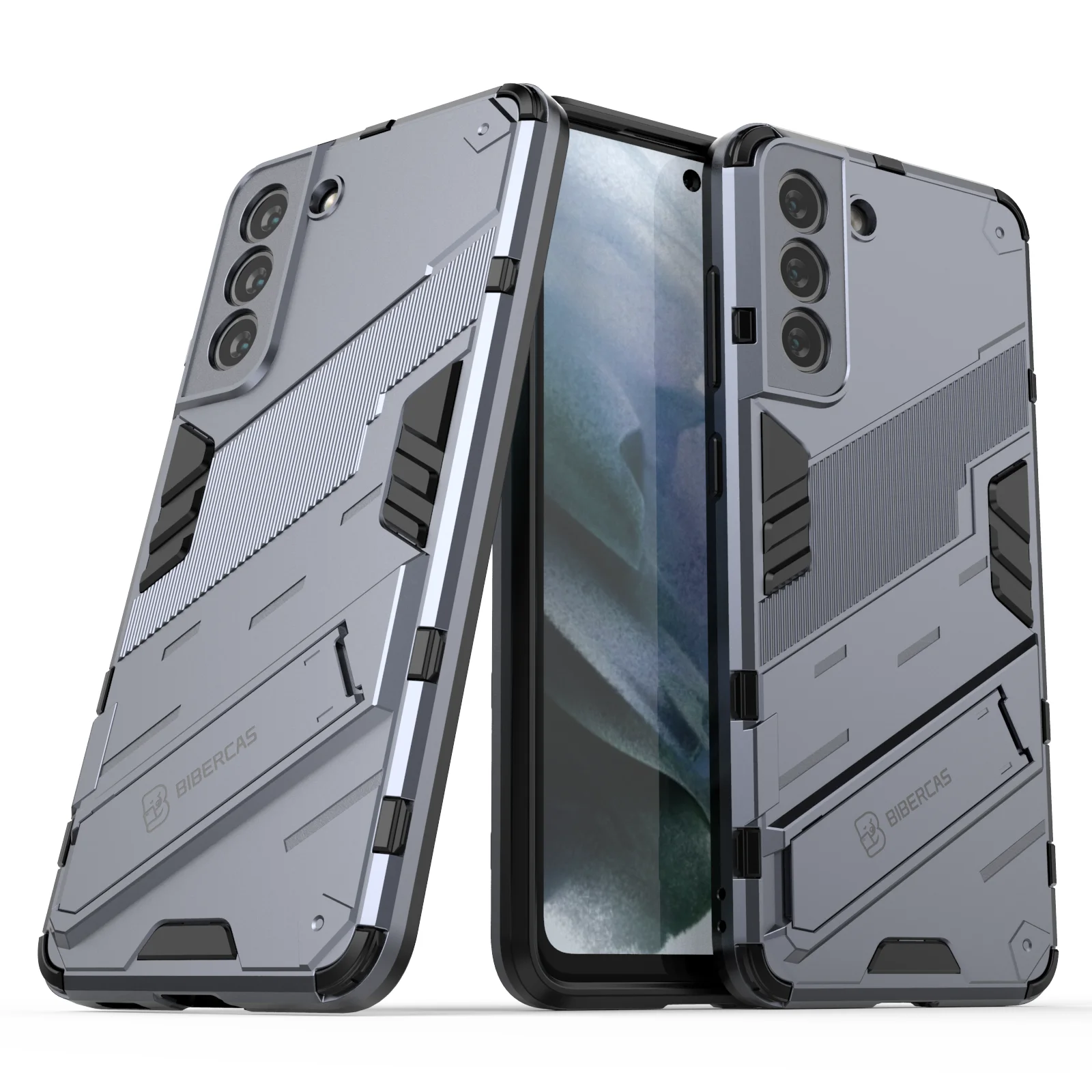 

In Stock The New Kickstand Case For S21FE Armour Drop-proof Mobile Phone Case Chatter-resistant Case For S21 Plus S20 Ultra