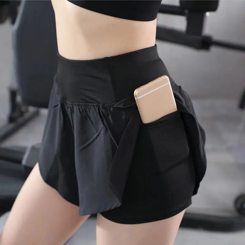 

New European and American fitness shorts women's summer hot pants sports leisure running, Picture
