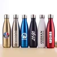 

Custom logo coke cola bottle stainless steel double wall vacuum insulated drinking bottle