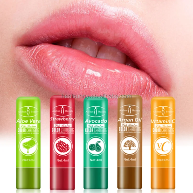 

Hot Selling Private label Natural Fruit Organic Lipstick Moisture Lip Balm