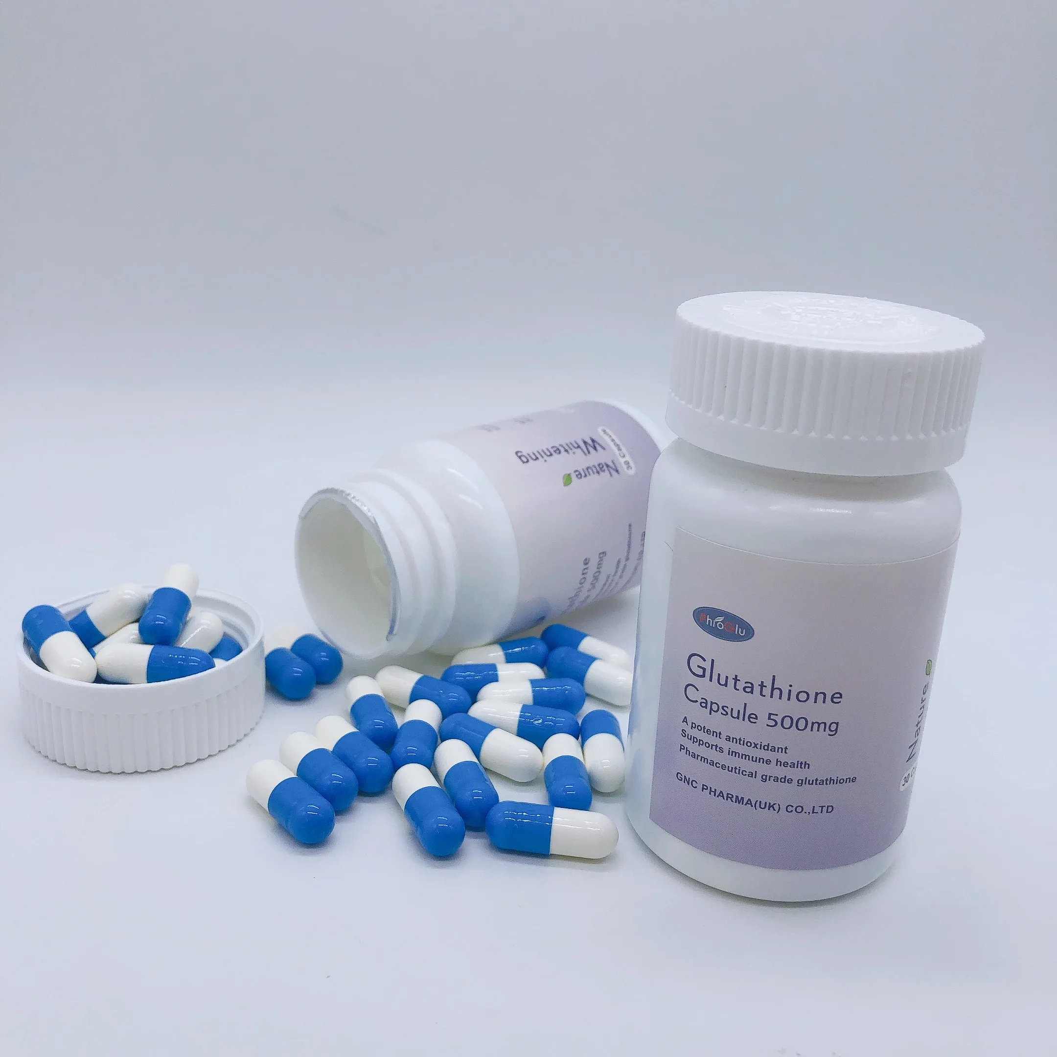 
New products 500mg glutathion capsule skin whitening capsule glutathion and collagen capsules 