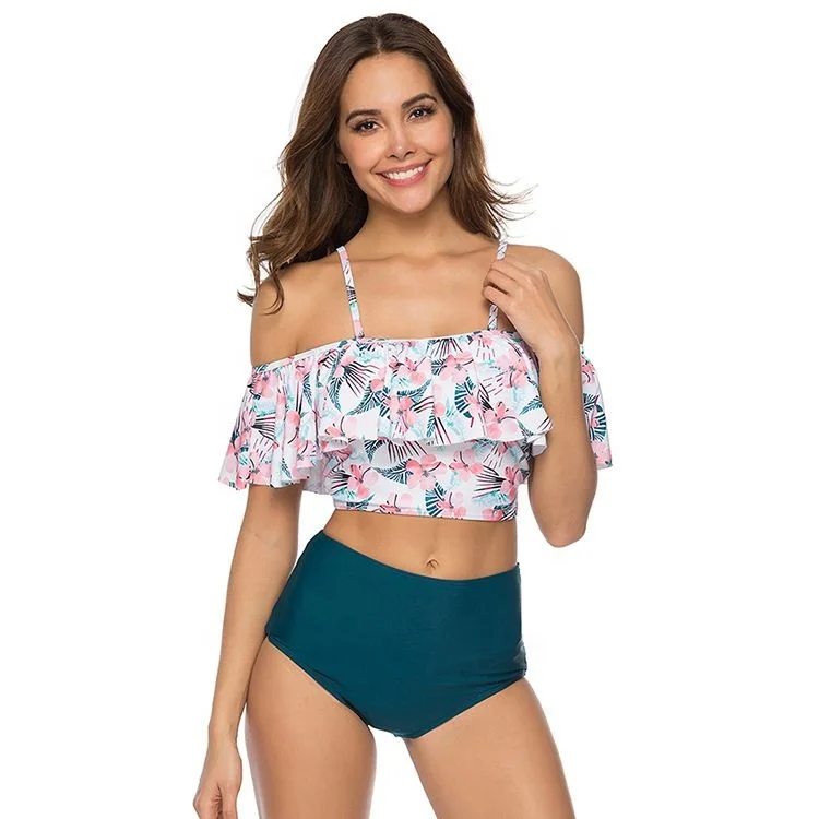 

Sexy New Printed High Waisted Swimwear Bikini