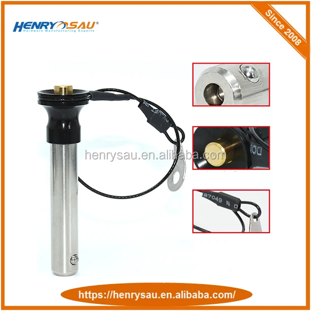 Factory Manufacturing Quick Release Safety Pin With Lanyard Quick