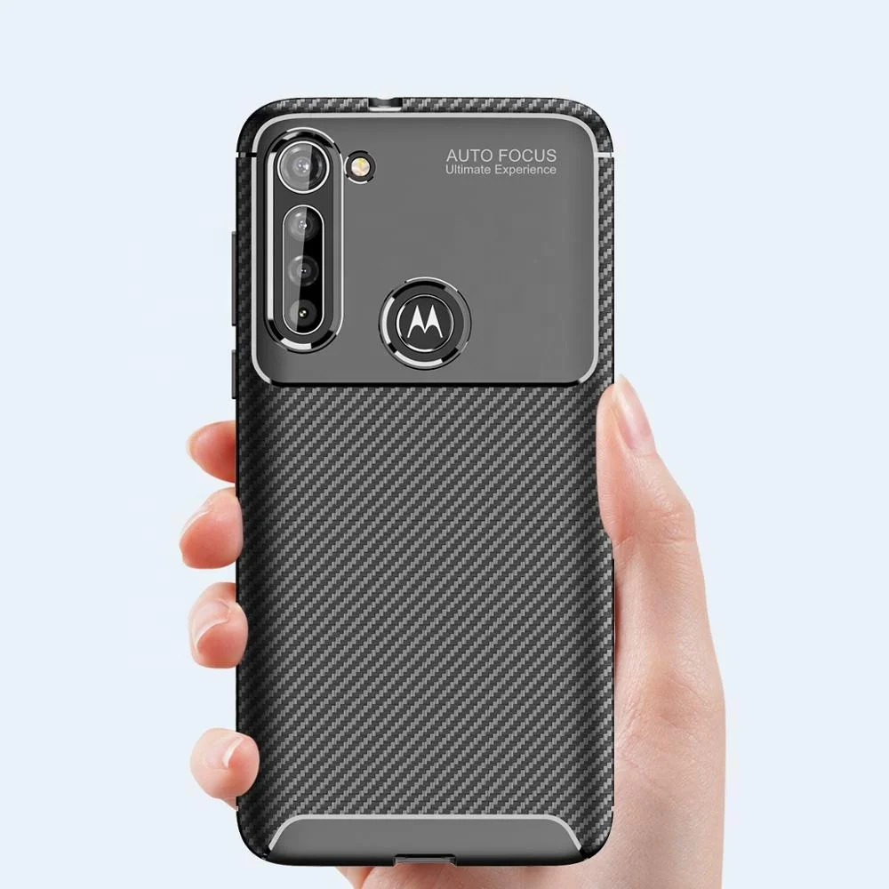 

For Motorola G8 Power Soft TPU Case, 360 Degree Protective Rugger Mobile Phone Case for Moto G8 Power, Blue, black, brown