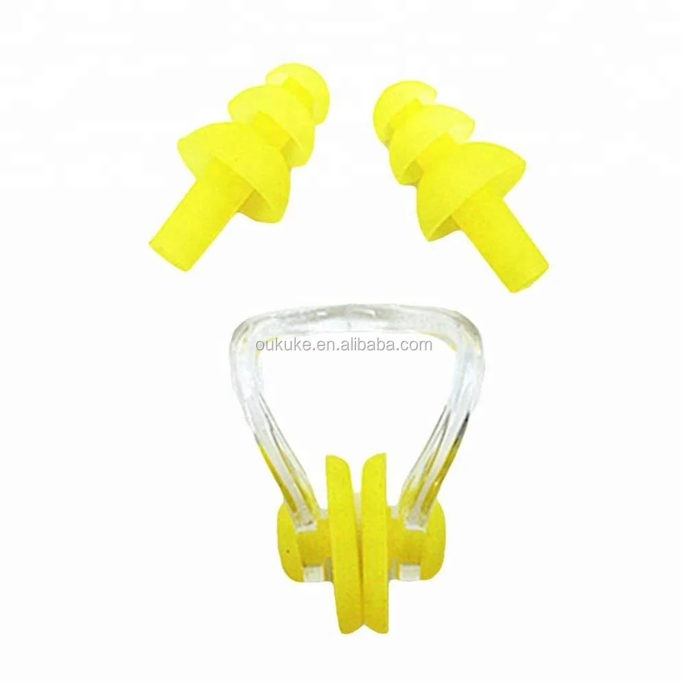 Soft Swimming Diving Snorkeling Nose Clip And Earplug Buy Swim Nose