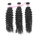 深いでバンドル 100% インドの寺院の毛キューティクル整列レミー処女レース frontals ベンダー