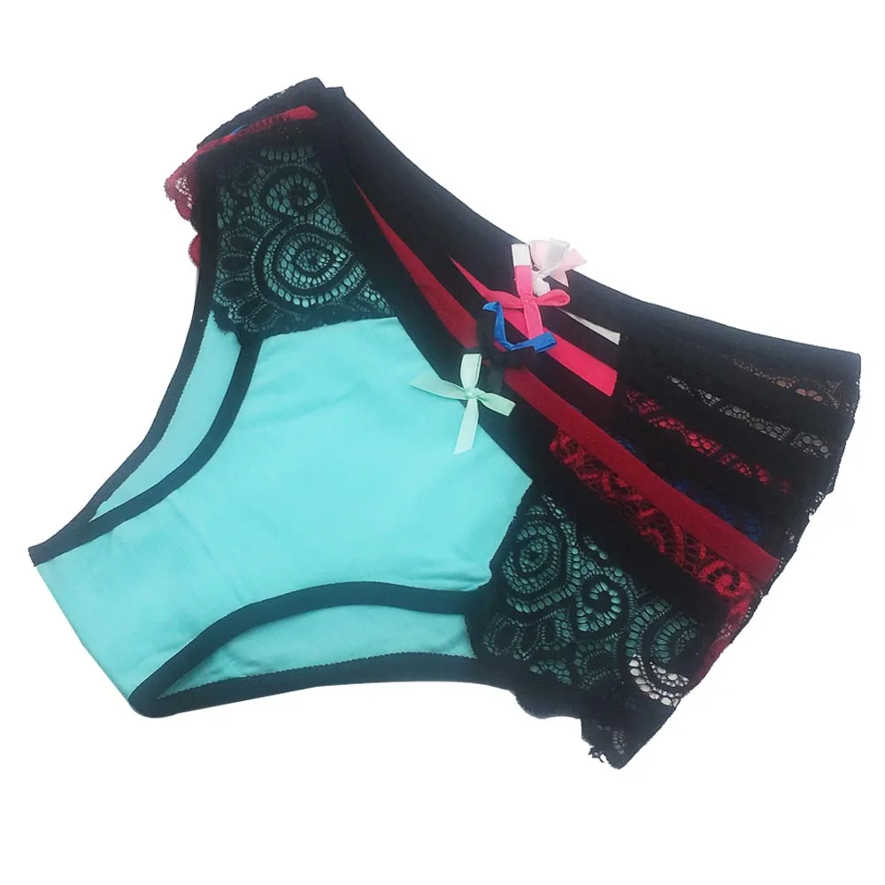 

Drop Shipping 6 Color Sexy Lace Ladies Lace Panties M L XL 89412, Mixed 6 color
