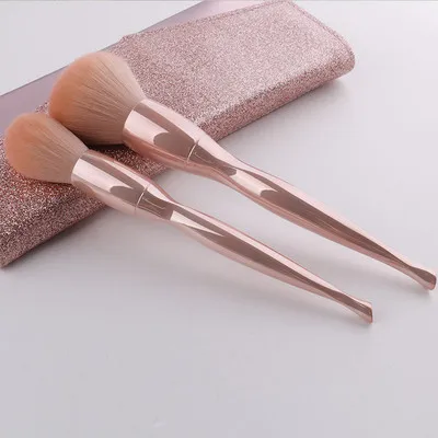 

most good feedback product 1 pc sliver golden single powder burush eye makeup set color