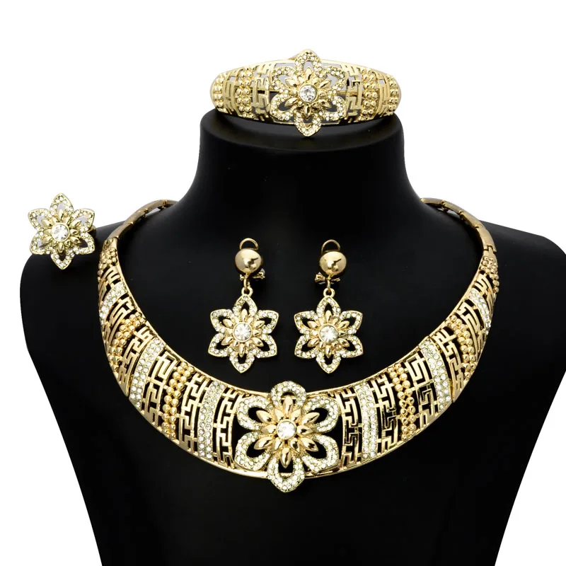 

Zeadear jewelry gold bridal jewelry set fashion 2021 jewellery dubai women bracelets heavy sets jewelry sets