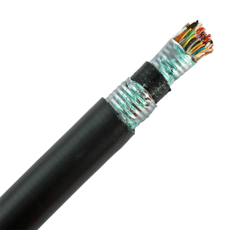 Factory 25 Pairs Utp Outdoor Cat5e Waterproof Color Code Cable
