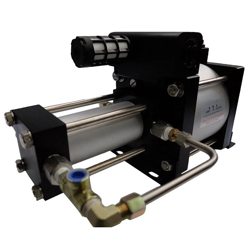 

USUN Model: AB08T 30-60 Bar Output compressed air pressure booster pump for cylinder testing