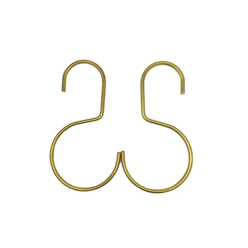 

Wholesale China Custom Creative Brass s Hooks Gold Color S Shape Hanging Hook