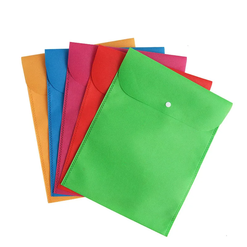 

Wholesale promotion cheap custom size durable non woven vest clothing button envelope bag for portable