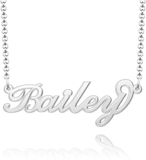 

925 sterling silver personalized name necklace