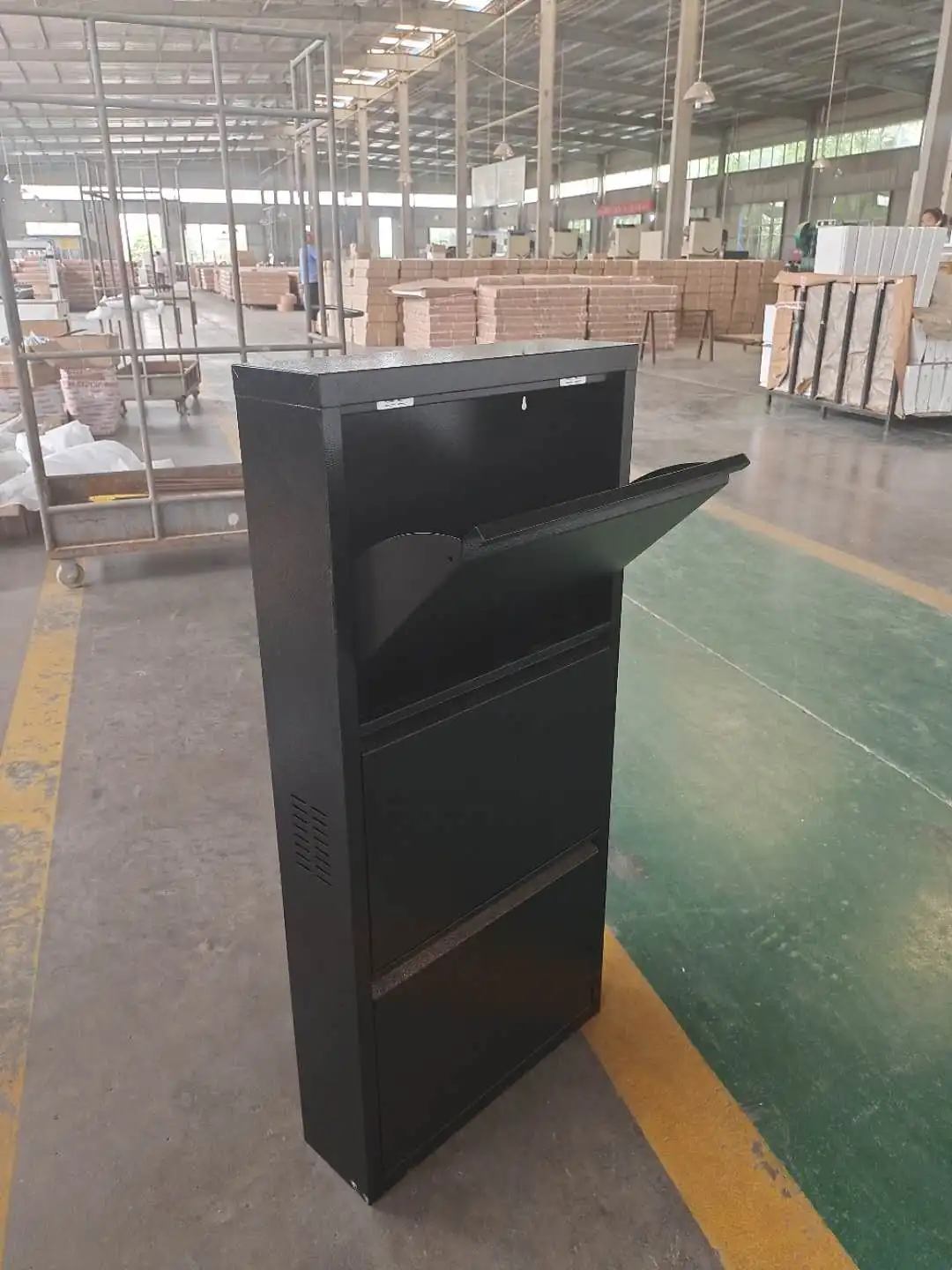 Color Personalizado 3 Cajones Estante De Metal De Zapatos De Rack De