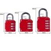 3 Dial Combination Luggage Gym Lock With Security Package