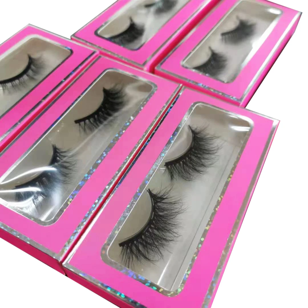 

2021 new arrivals Handmade Custom Lash Packaging 3D Faux Eyelashes, Black color