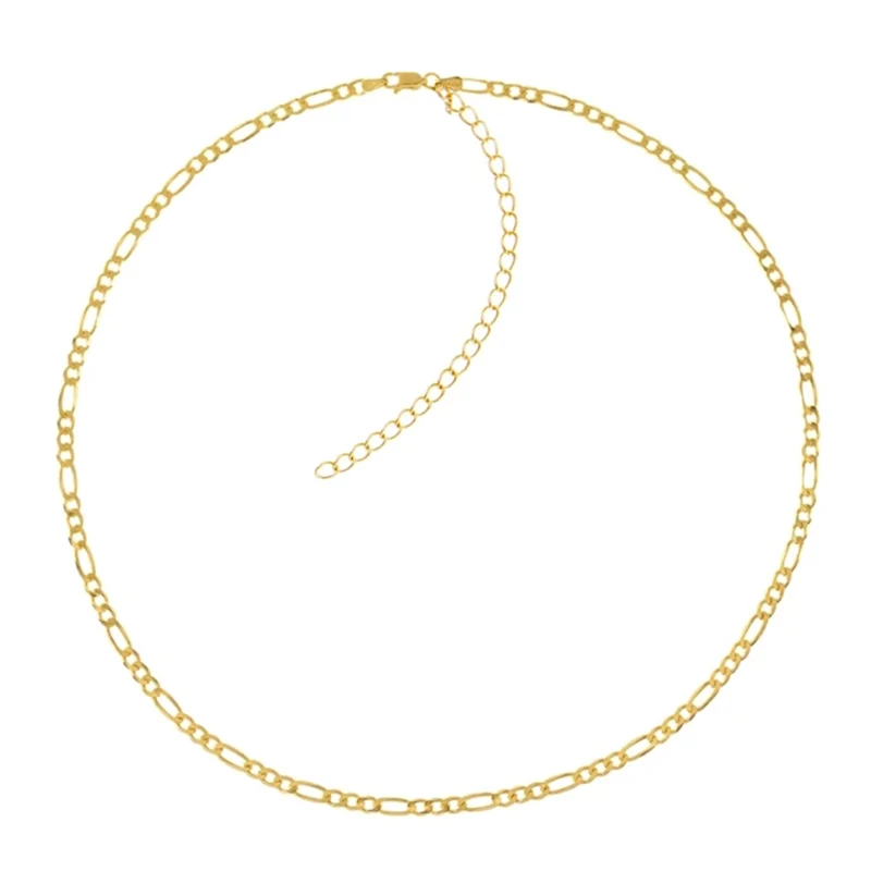 2022 NEW INS 925 Sterling Silver Fashion  Simple Chain Female Clavicle Necklace 18K Gold Plated drop shipping