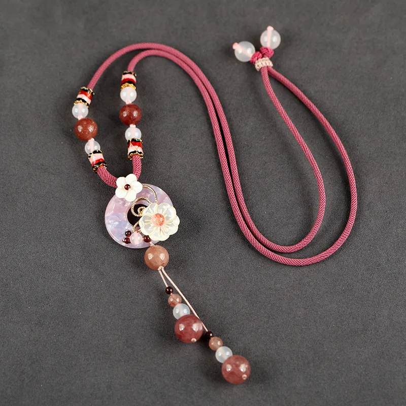 

Ethnic style wild simple sweater chain fashion retro decoration small fresh pendant long necklace